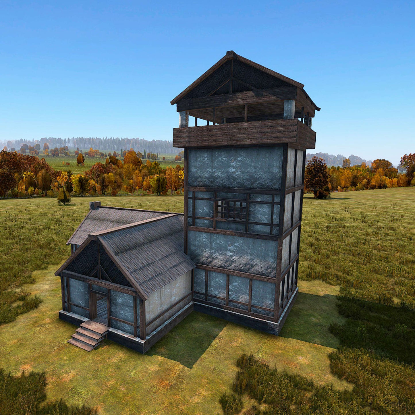 House and Tower Base